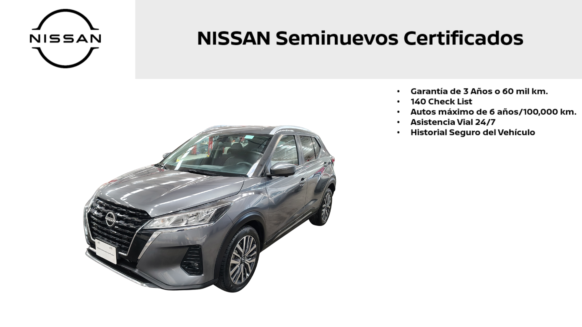 2023 Nissan KICKS 5 PTS EXCLUSIVE 16L TA AAC AUT PIEL GPS RA-17