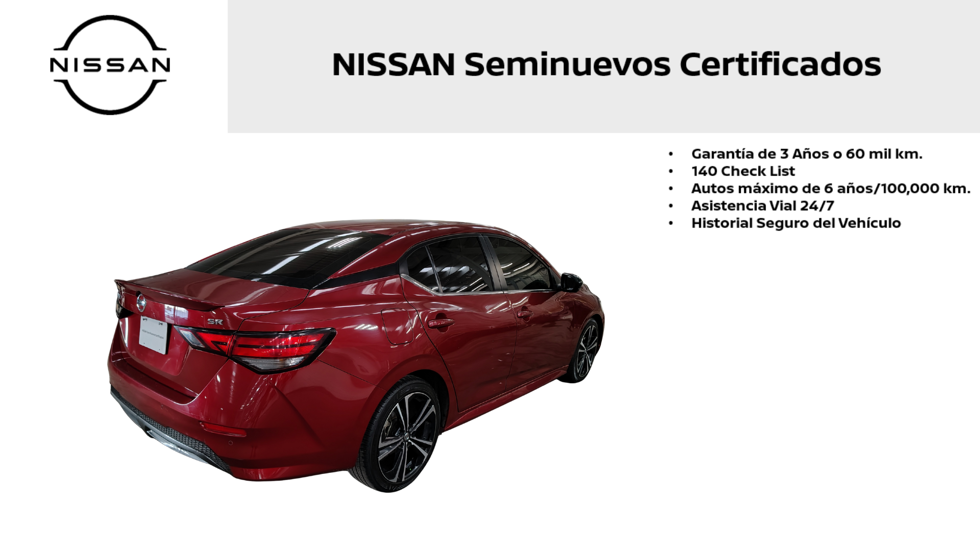 2021 Nissan SENTRA 4 PTS SR TM6 AAC AUT ASTOS DEPORTIVOS BOSE QC F LED RA-18